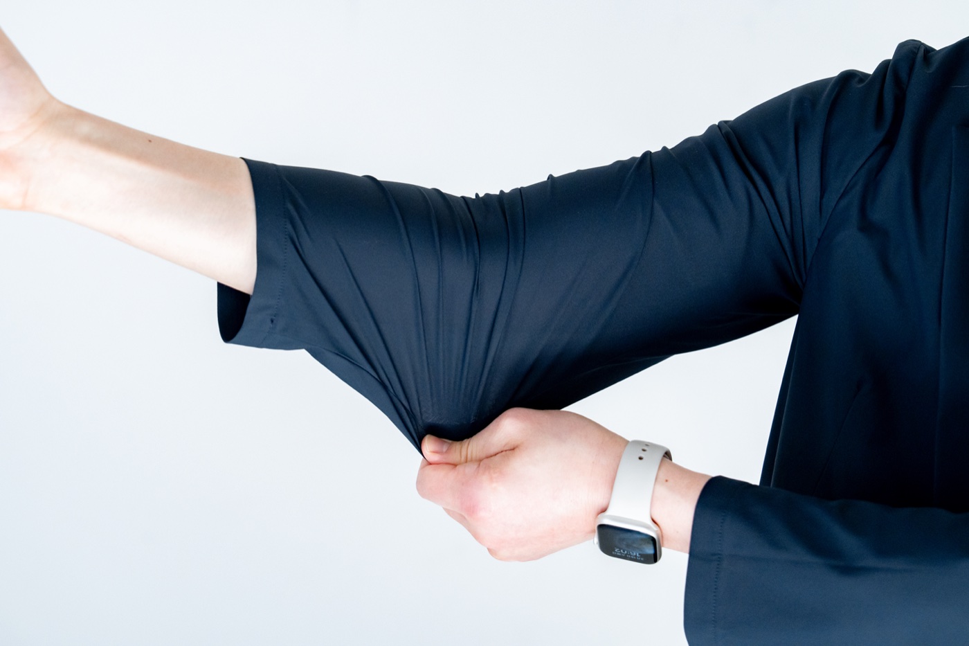 高通気を示す着用イメージ